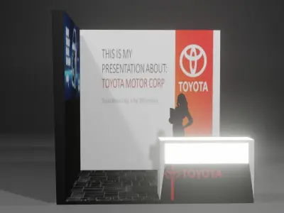 Presentation Stage Free low-poly 3D model