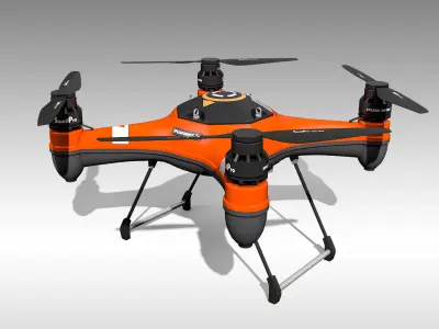 SplashDrone 3 Plus Base Platform 3D model