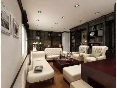 private work room 3D model