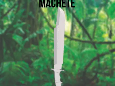 Billy Sole 3D Printable Head Sculpt with M16A2 and Mossberg 500 3D print model