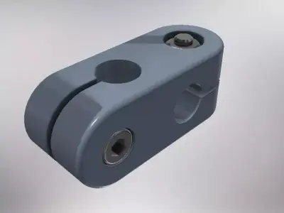 Two connector clamps 3D model