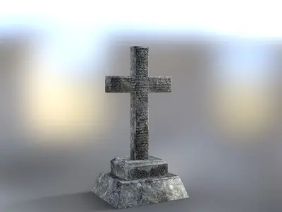 Graves grass 3D model