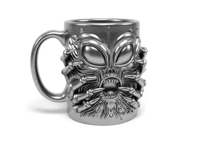 Alien Mug 3 3D print model