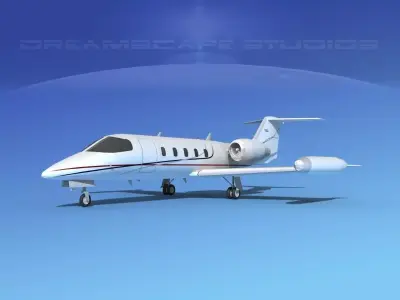 Gates Learjet 35 V10 3D model