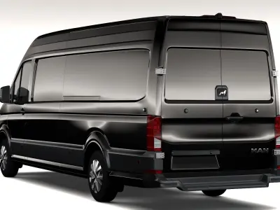 MAN TGE Van L4H2 2017 3D model