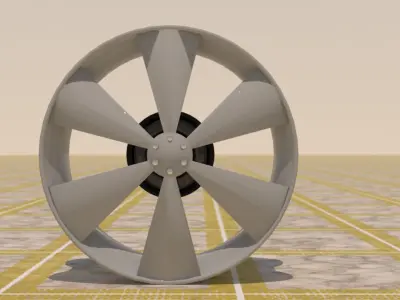 ALLOY RIMS Low-poly 3D model