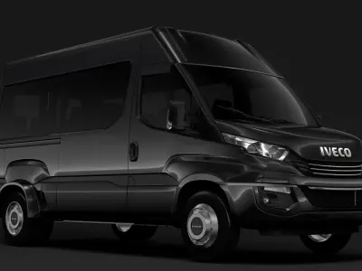 Iveco Daily Minibus L2H2 2017 3D model