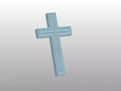 Versatile Cross Model in Multiple Formats - cross 1 3D model