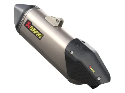 Akrapovic Exhaust Low-poly 3D model