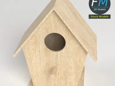 Bird house 1 3D model