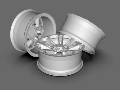 Generic Off-Road Rim 3D model