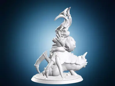 Demonic Spider Queen 3D print model