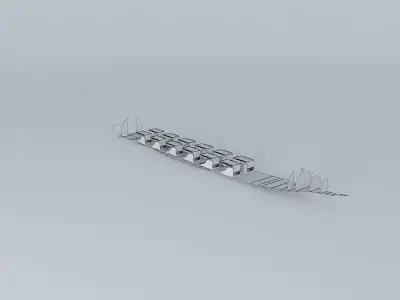 Embraer Erj 350 Interior Free 3D model