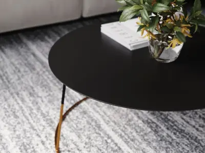  Replica Heerenhuis Rapture Coffee Table Model, Black 