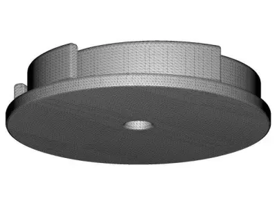 Brass Vortex Impeller 3D model