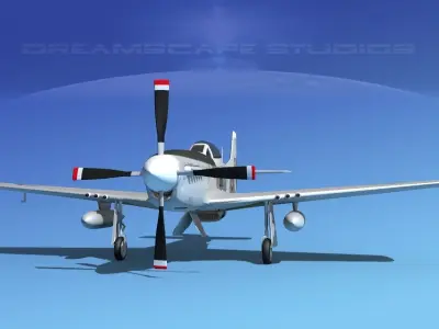 P-51D Mustang RAAF 3D model