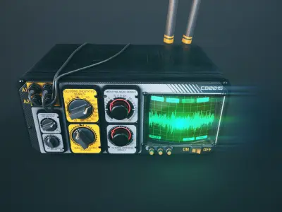 FrequencyForge Console Low-poly 3D model