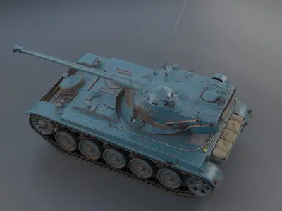 AMX-13 75 PBR Model 3D model