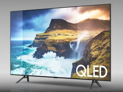 Samsung Q70R QLED Smart 4K UHD TV 75 inch 2019 3D model