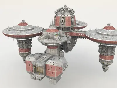 Icarus Orbital - Space Station 3D model