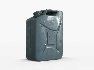 Jerrycan Asset 04 Low-poly 3D model