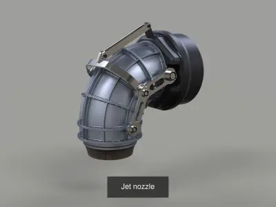 Jet and rocket engines 3D Model Collection