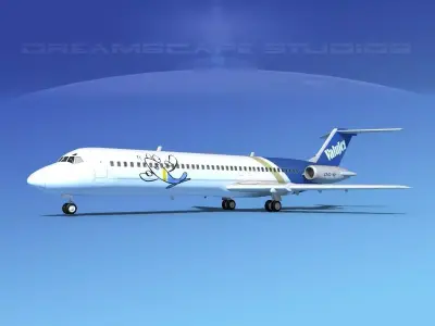 Douglas DC-9-40 Valuejet 3D model