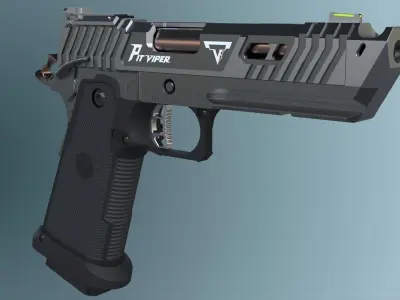 John Wick gun 3D model