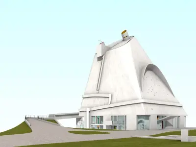 Saint-Pierre Firminy - Le Corbusier 3D model