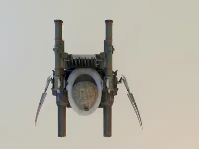 rocket laser claw skibidi toilet 3D model purchase