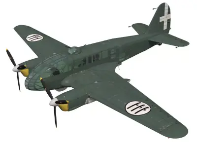 Caproni Ca313 RPB 3D model