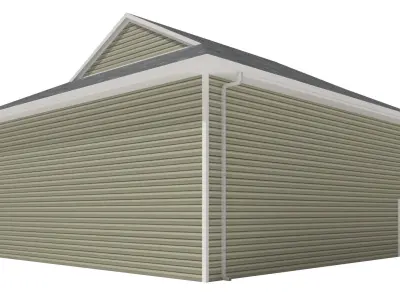 Garage-006 Low Poly 3D model