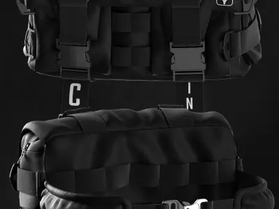 Tactical Bags 3D model