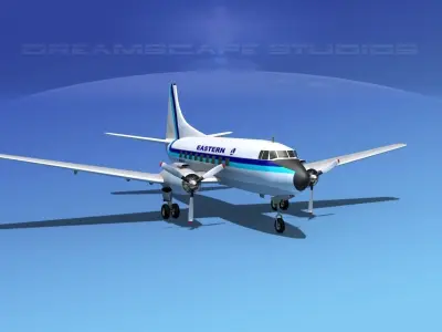 Martin 404 Eastern Airlines 2 3D model