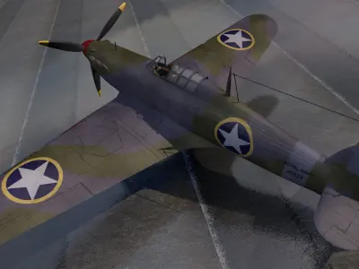 Hawker Sea Hurricane - USAF 3D model