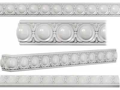 Collection of 16 classic moldings Part 1 3D model
