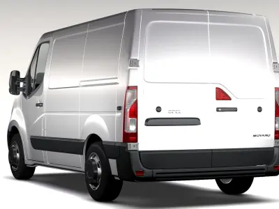 Opel Movano L1H1 Van 2016 3D model