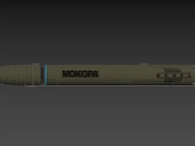 Mokopa Anti Tank Missile 3D model