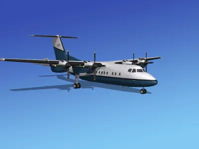 Dehavilland DHC-7 Corporate 1 3D model