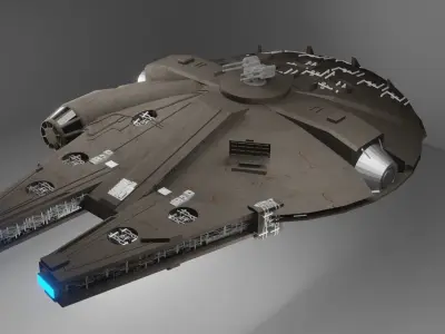 Star Wars Millennium Falcon 3D model
