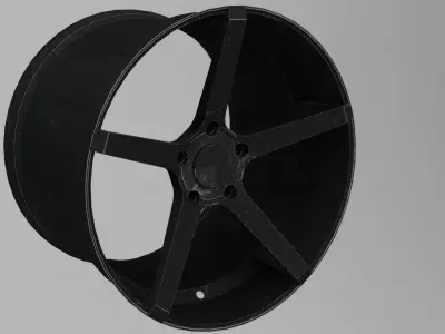 Sport Rim ZP06 Free low-poly 3D model