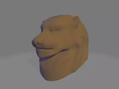 Lion Head 3D model