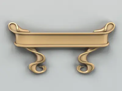 Decorative Ribbon 003 Free 3D model