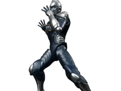 Robot Rigget men Free low-poly 3D model