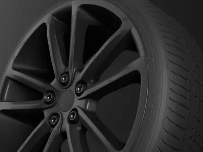 Holden Supersport Rims Low-poly 3D model