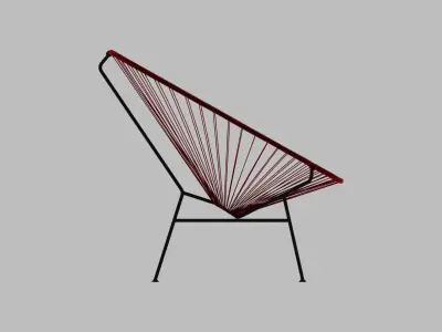 Original Acapulco Chair Free 3D model