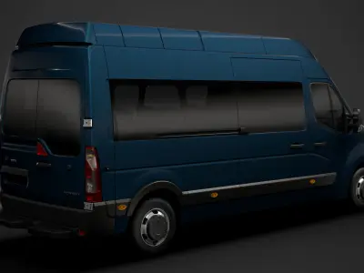 Opel Movano L3H3 Minibus 2020 3D model