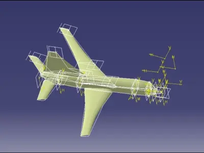 Basic Aircraft Model for Beginners 3D model