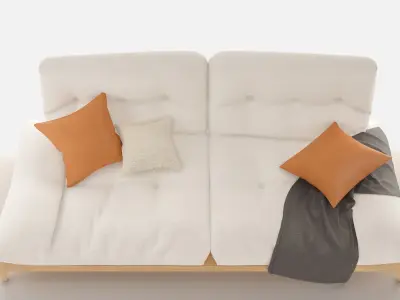 Cozy sofa Free 3D model