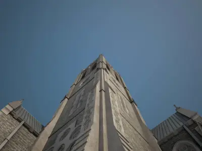 Ireland Gothic Church 3D model